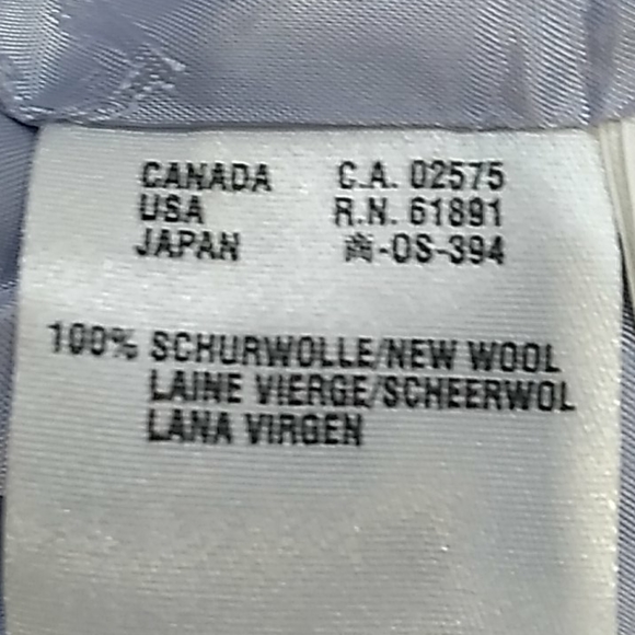 Vtg ESCADA Y2k Office Siren blue Wool blazer Jacket size 8 - Picture 13 of 15